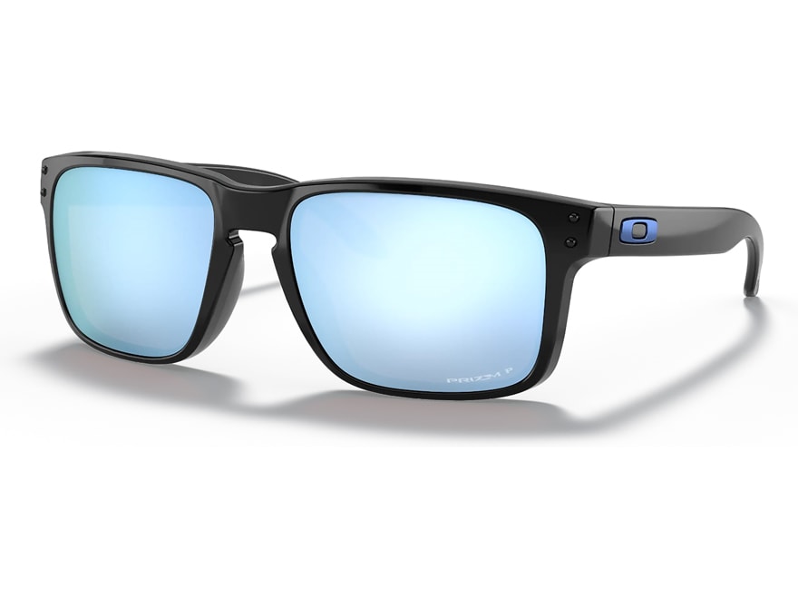 Oakley Holbrook Polarized Sunglasses Polished Black Frame/Prizm Ruby