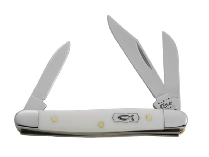 Case 7253 Small Stockman Folding Knife 3Blade SS Blades Synthetic