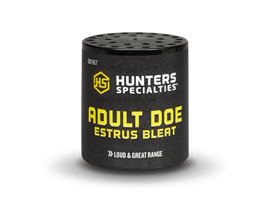 Hunters Specialties 00167 Adult Doe Estrus Bleat Deer Hunting Game Call Can 