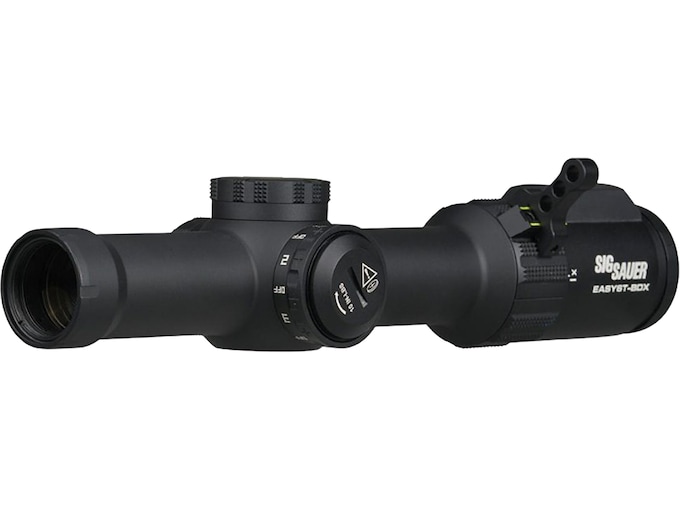 Sig Sauer EASY6BDX Rifle Scope 30mm Tube 1-6x 24mm Illuminated BDX-R2 LEVELPLEX MRAD Reticle Black