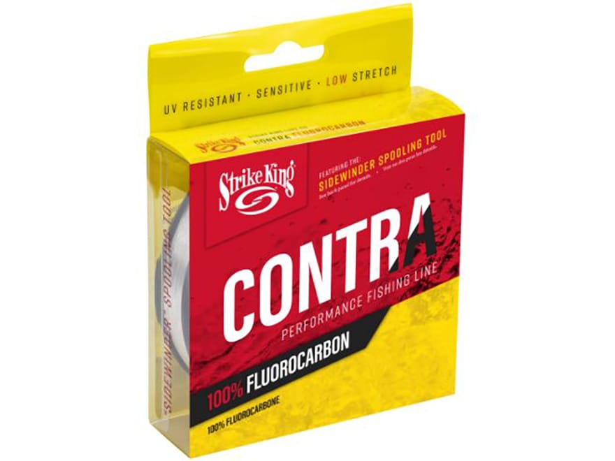 Strike King Contra Fluorocarbon Fishing Line 8lb 1000yd Clear