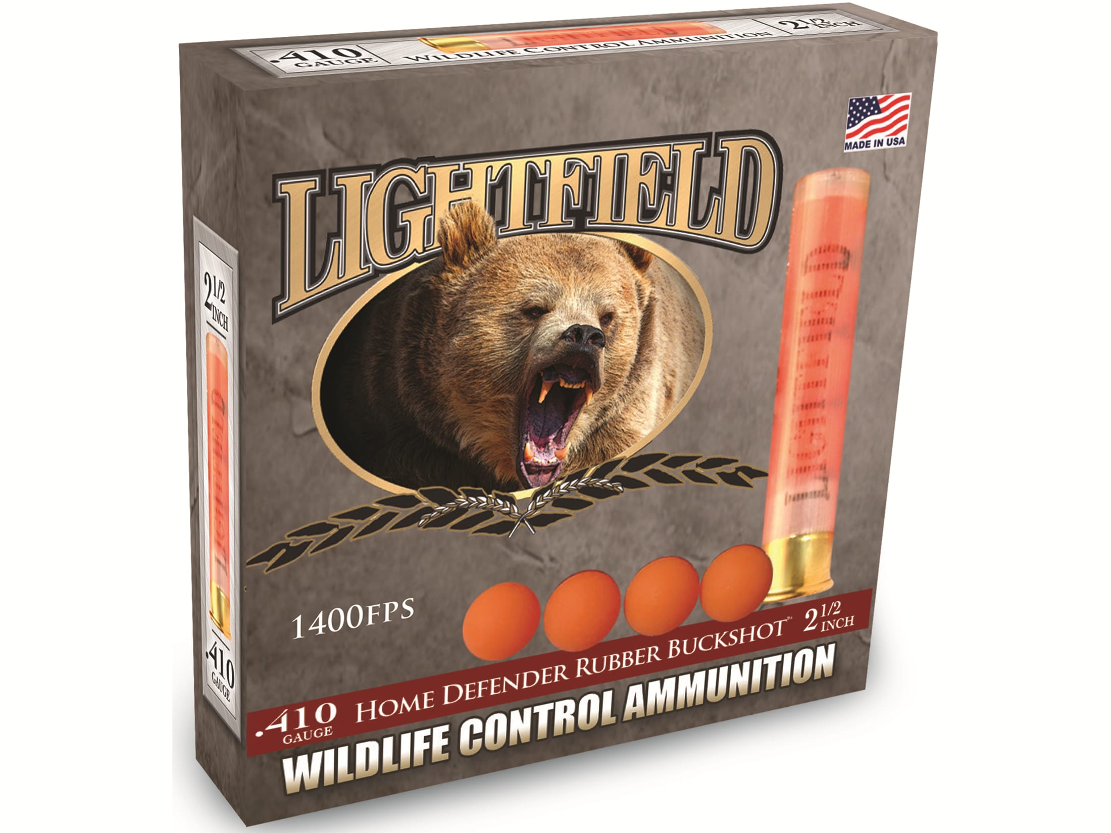 Lightfield Wildlife Control Less Lethal 410 Ammo 2 1 2 Rubber Buckshot