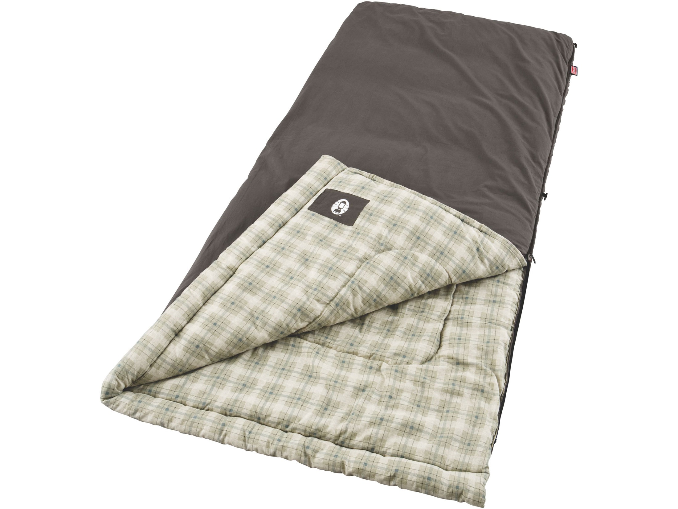 Coleman Extended Camping Series 10 Degree Sleeping Bag Cotton Gray