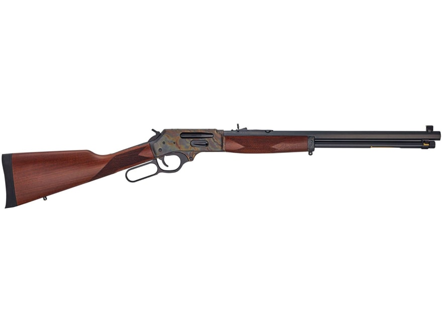 Henry Big Boy Case Hardened Side Gate Lever Action Rifle 357 Magnum 20" Blued Barrel Case Hardened Frame American Walnut Field Stock