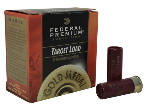 Federal Premium Gold Medal Ammo 12 Ga 2-3/4 1-1/8oz #7-1/2 Shot Box of