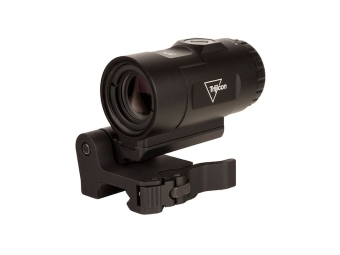 Trijicon 3x Magnifier Adjustable Height with Switch to Side Quick Detachable Mount Matte Black