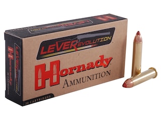 Hornady LEVERevolution 45-70 Government Ammo 250 Grain Hornady MonoFlex Polymer Tip Lead Free Box of 20