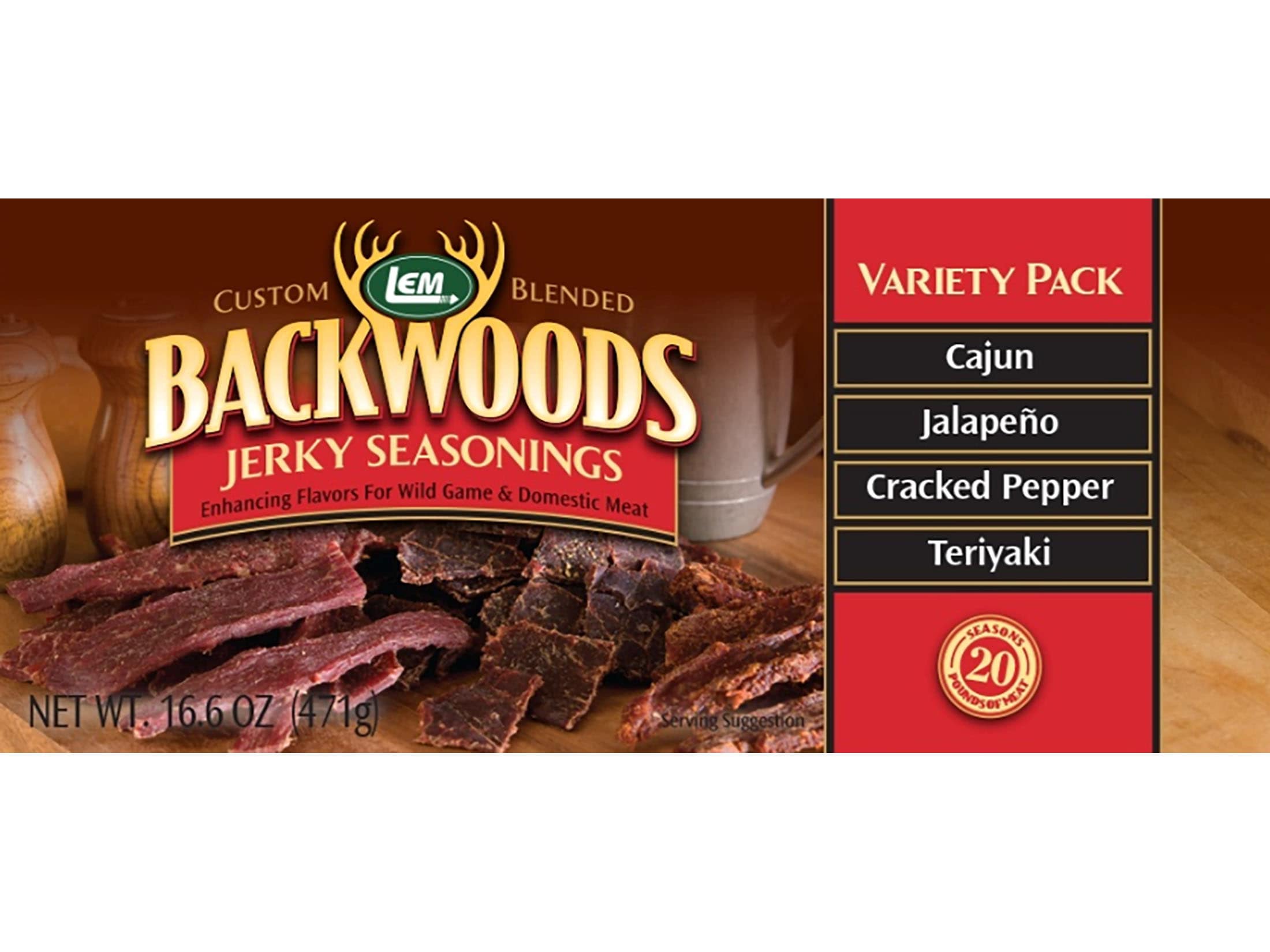 LEM Backwoods Jerky Seasoning Variety Pack 2
