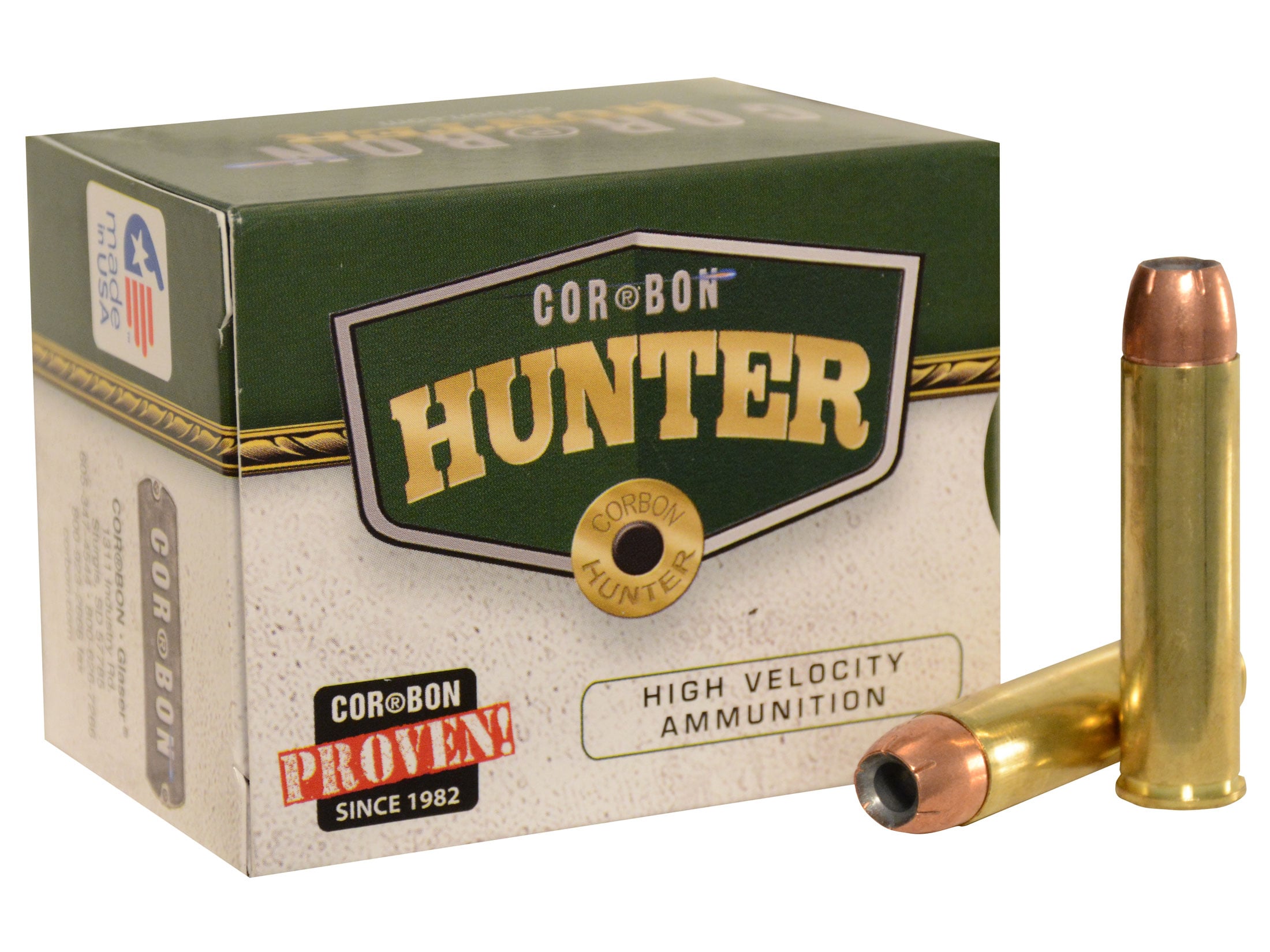 CorBon Hunter 460 S&W Mag Ammo 300 Grain Swift AFrame Bonded