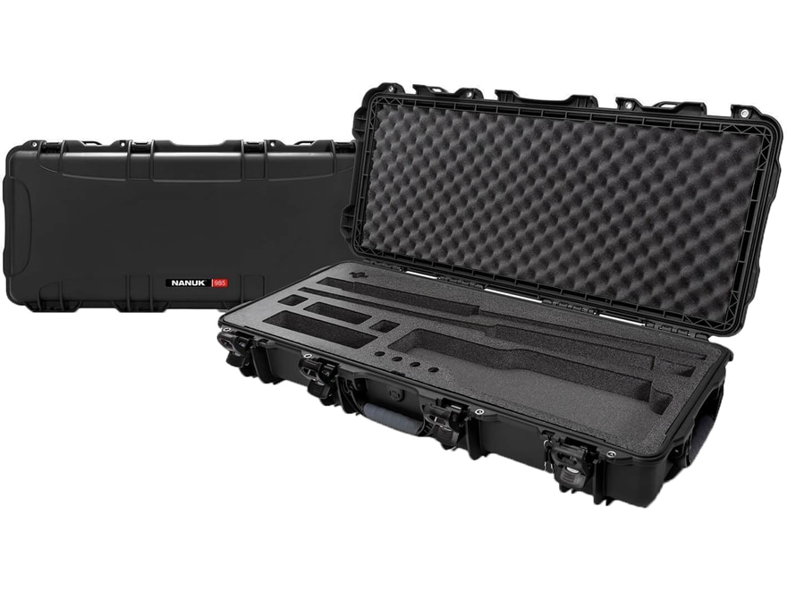 Nanuk 985 Shotgun Take Down Case Foam 36 Polymer Black