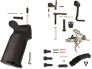 AR-STONER Competition Enhanced Lower Parts Kit with Magpul Bad Lever, Magazine Release Button, Trigger Guard and Grip