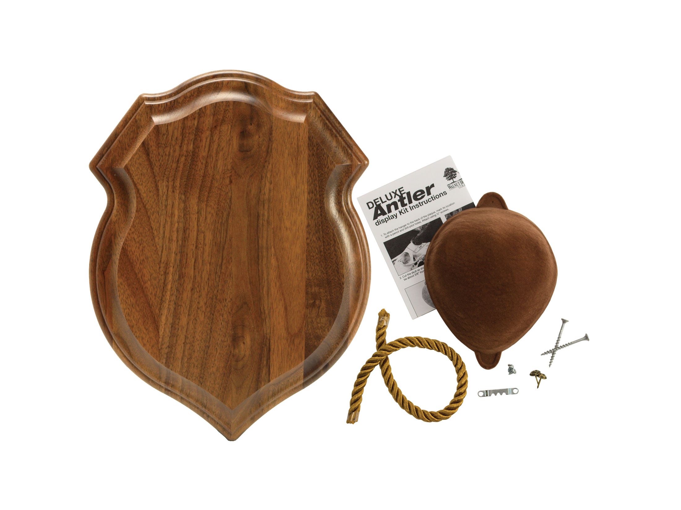 Walnut Hollow Country Deluxe Antler Mounting Kit Walnut