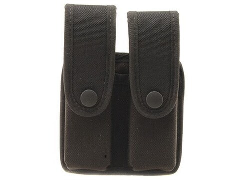 Uncle Mike's Double Mag Pouch Glock 10mm 45 ACP HK 45 ACP Nylon Black