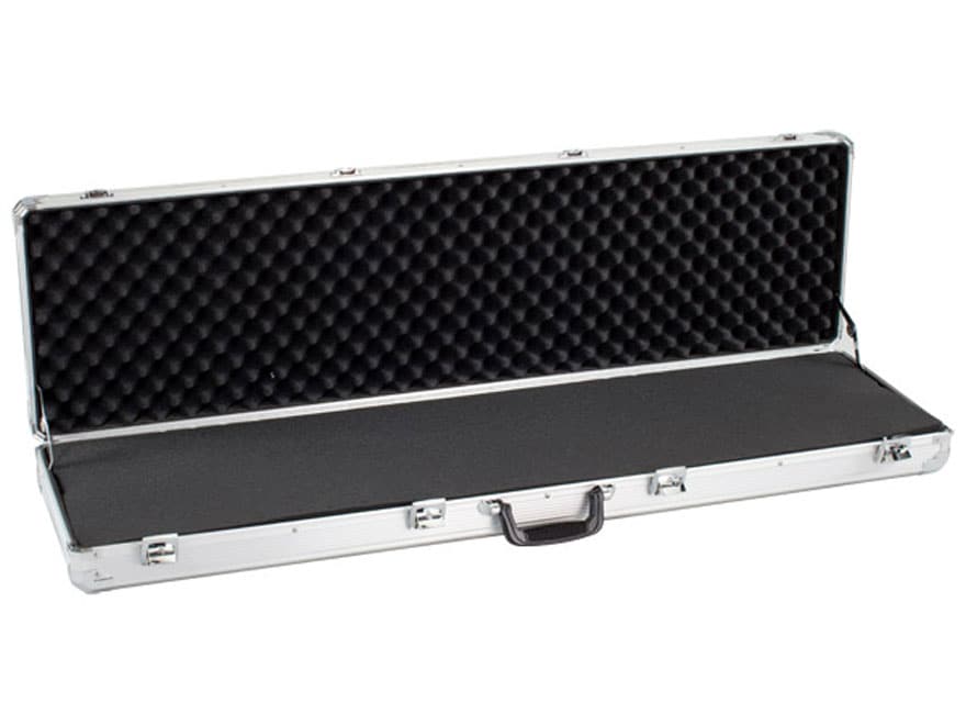 Plano Protector Aluminum Double Gun Case 48 Aluminum Silver