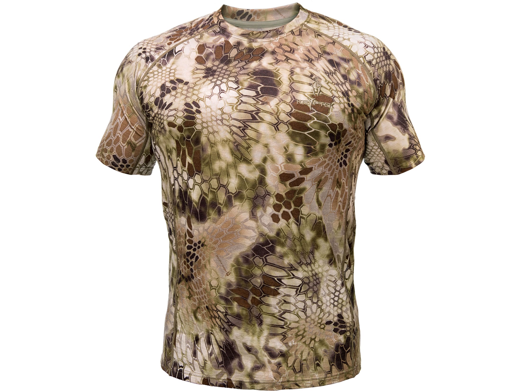 Kryptek Men's Hoplite Base Layer Shirt Short Sleeve Merino Wool