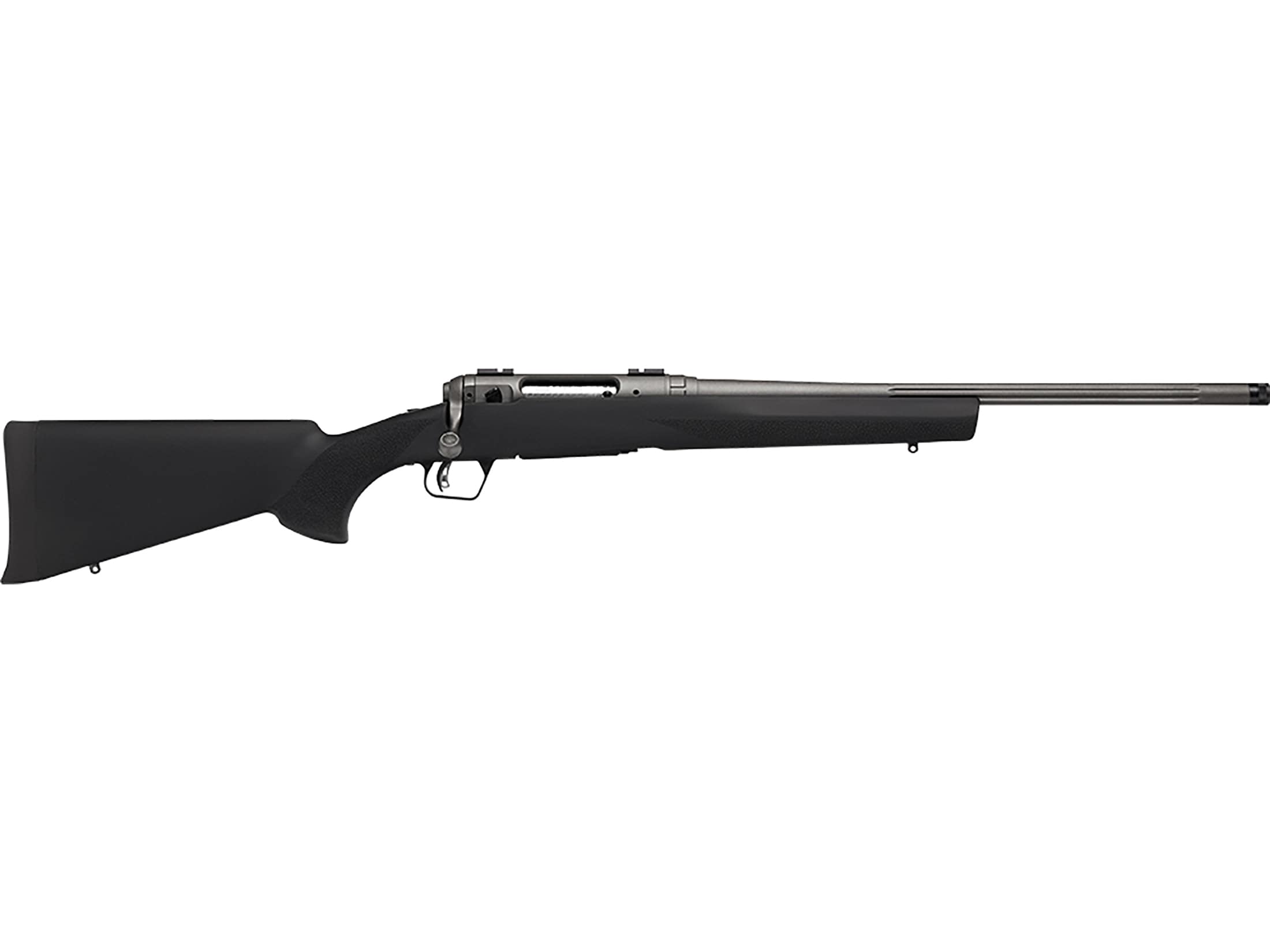 Savage Arms 110 Trail Hunter Lite V2 Bolt Action Rifle 22 Creedmoor 20" Fluted Tungsten Threaded Barrel Tungsten Frame Black Field Stock