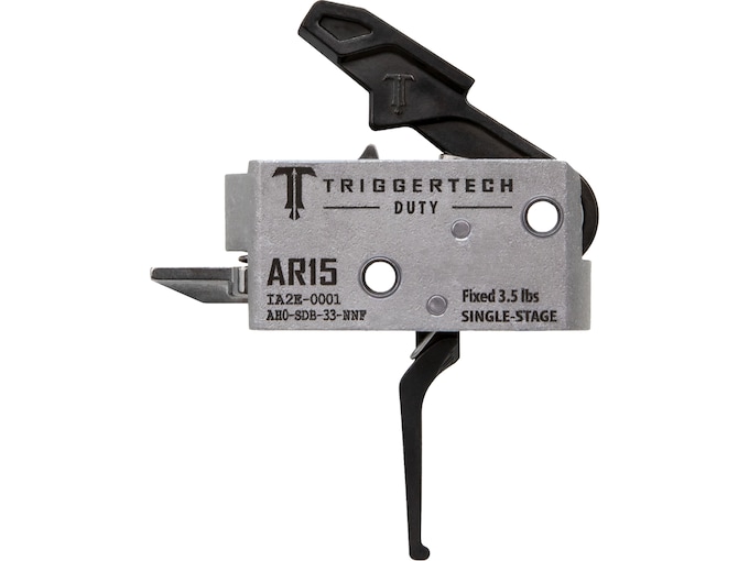 TriggerTech Duty AR-15 Single Stage Trigger Flat Black