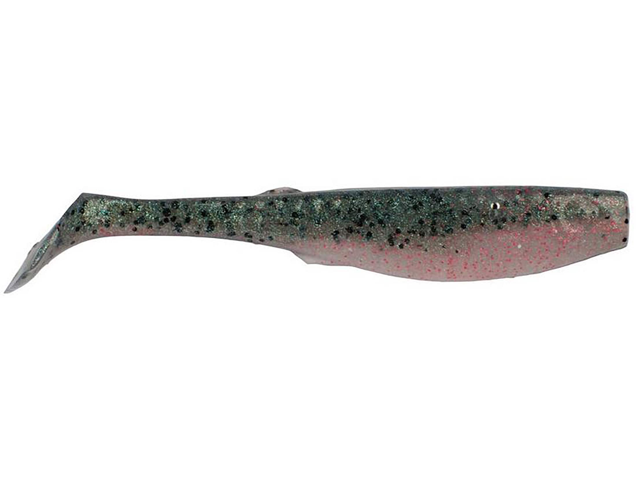 Berkley Gulp! Paddleshad 5in Soft Bait - Pearl White/Pink For Fishing
