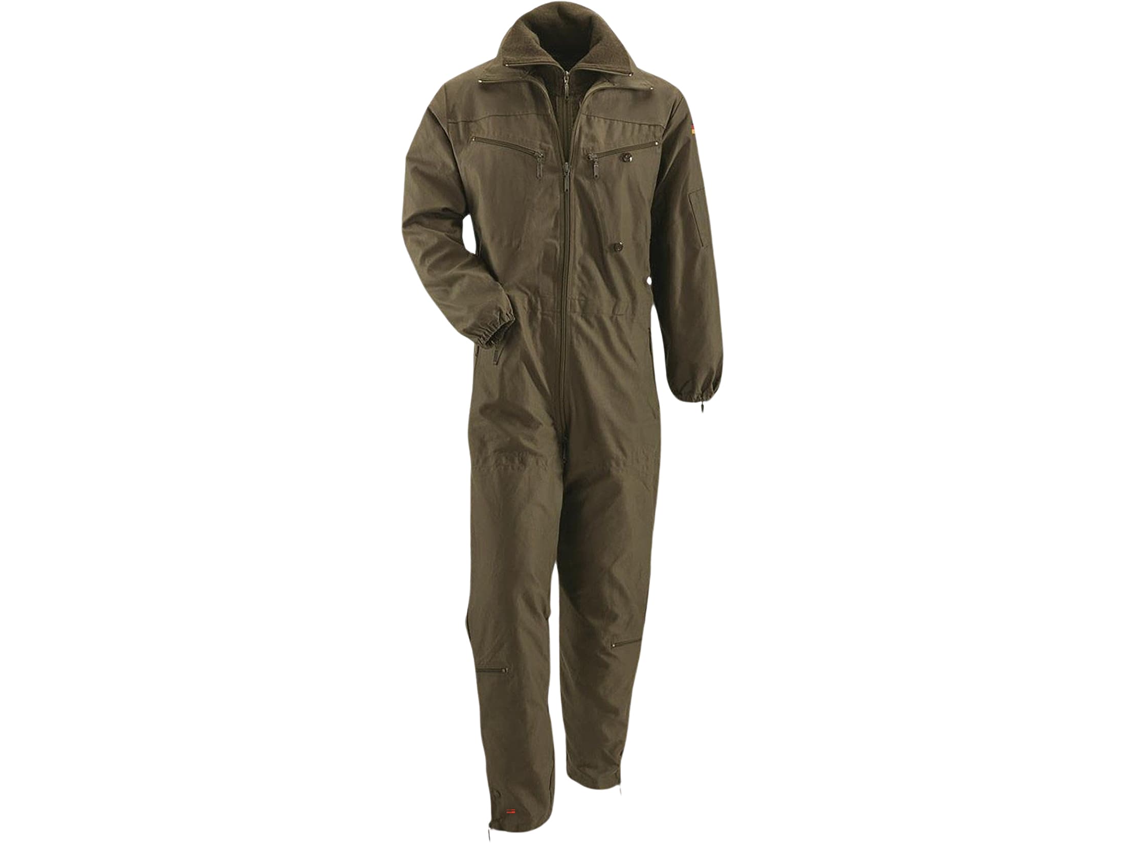 Military Surplus German Tanker Coveralls Pile Liner Grade 1 Olive Drab