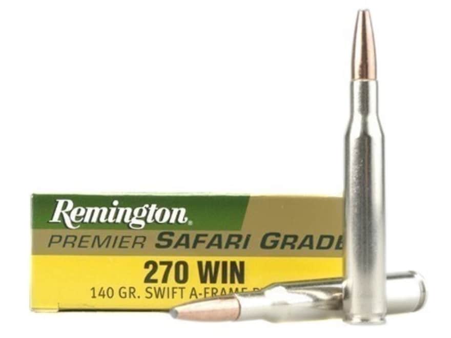 Remington Premier Ammo 270 Winchester 140 Grain Swift AFrame Box of
