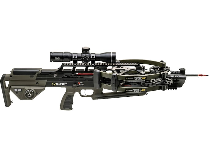 TenPoint TRX 515 Crossbow with Evo-X Elite Scope ACUslide Maxx Moss Green