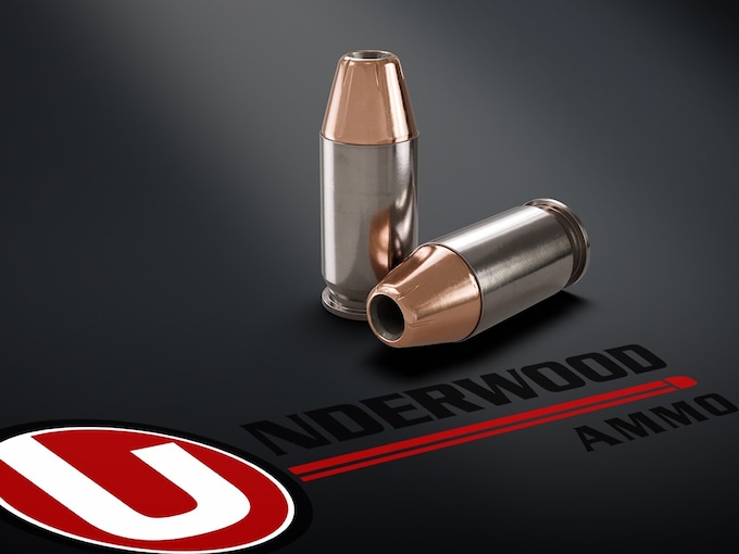 Underwood 45 ACP +P Ammo 185 Grain Nosler Sporting Handgun Jacketed Hollow Point Box of 20