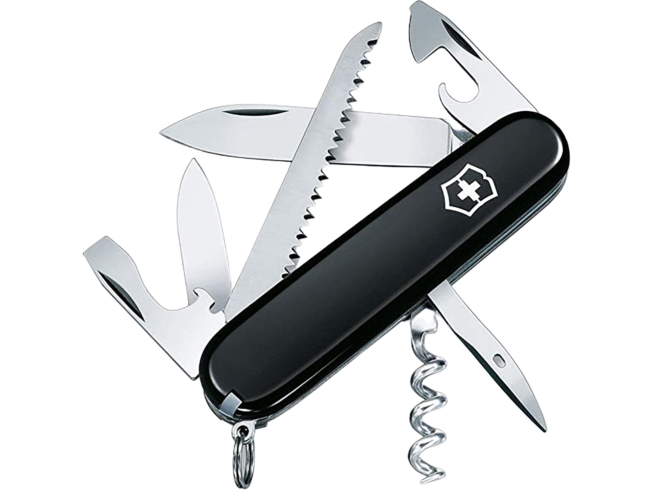 Victorinox Swiss Army Camper Folding Pocket Knife 8 Function SS Blade