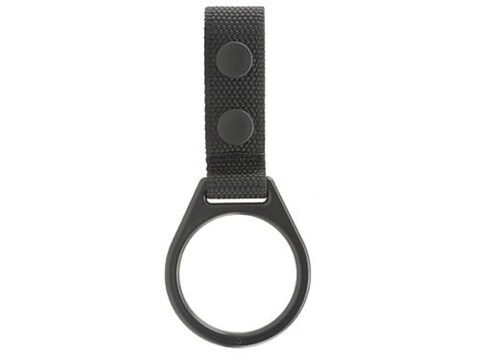 Uncle Mike's Flashlight Holder D-Cell Nylon Web and Polymer Black