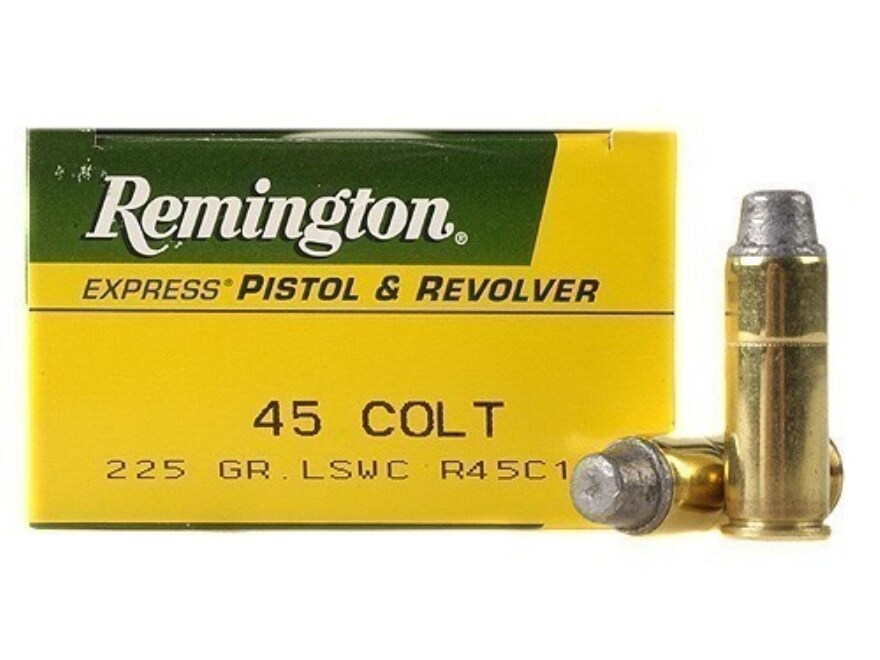 Remington Express Ammo 45 Colt (Long Colt) 225 Grain Lead