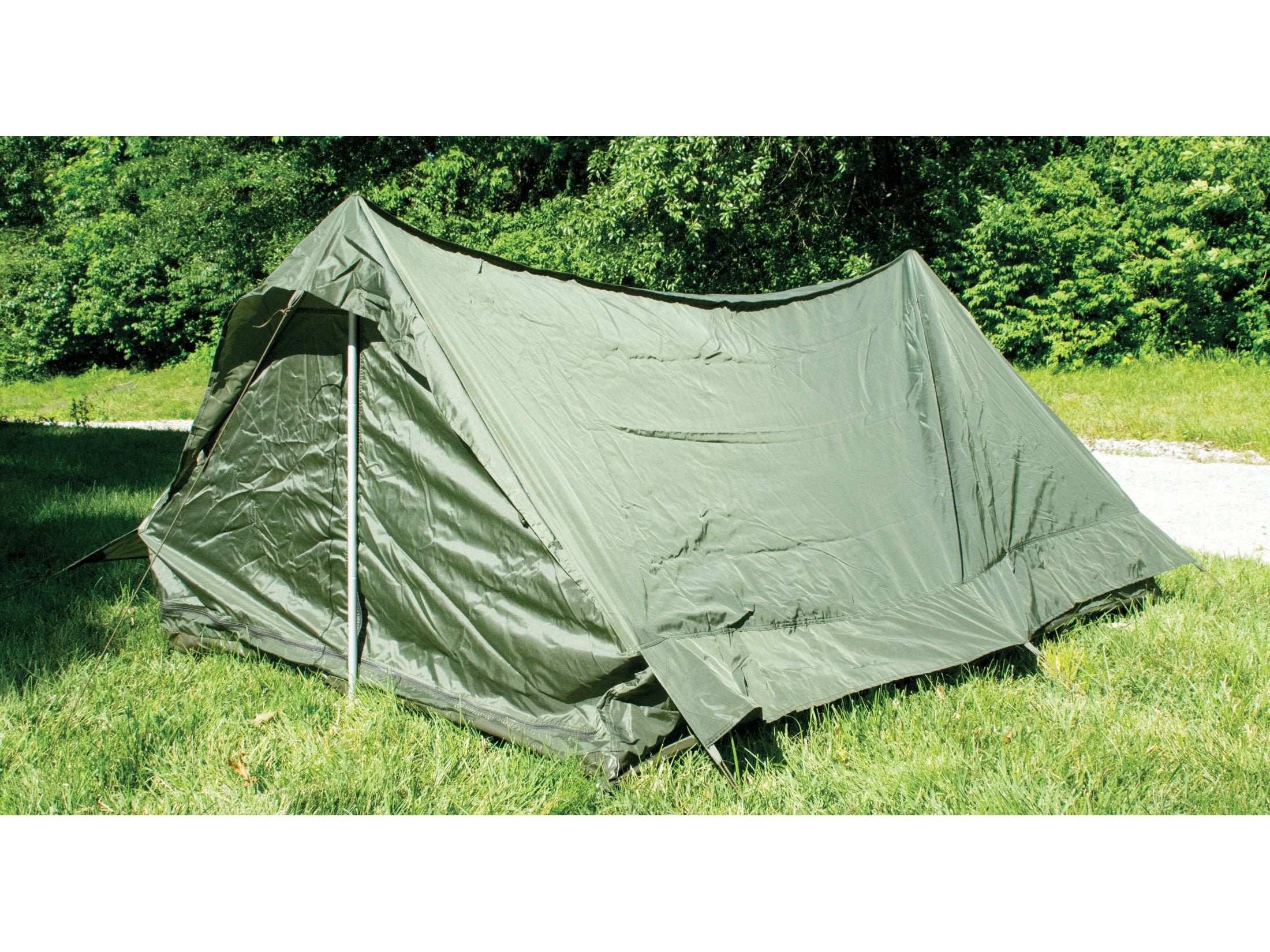 Two man store army tent