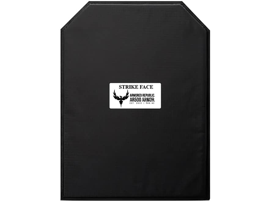 AR500 Body Armor Stand Alone Ballistic Backpack Plate IIIA 11 x 15
