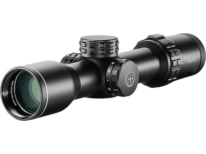 Hawke Sport Optics XB30 FFP Crossbow Scope 2-8x 36mm Illuminated XB30 425-465 fps Reticle Matte Black