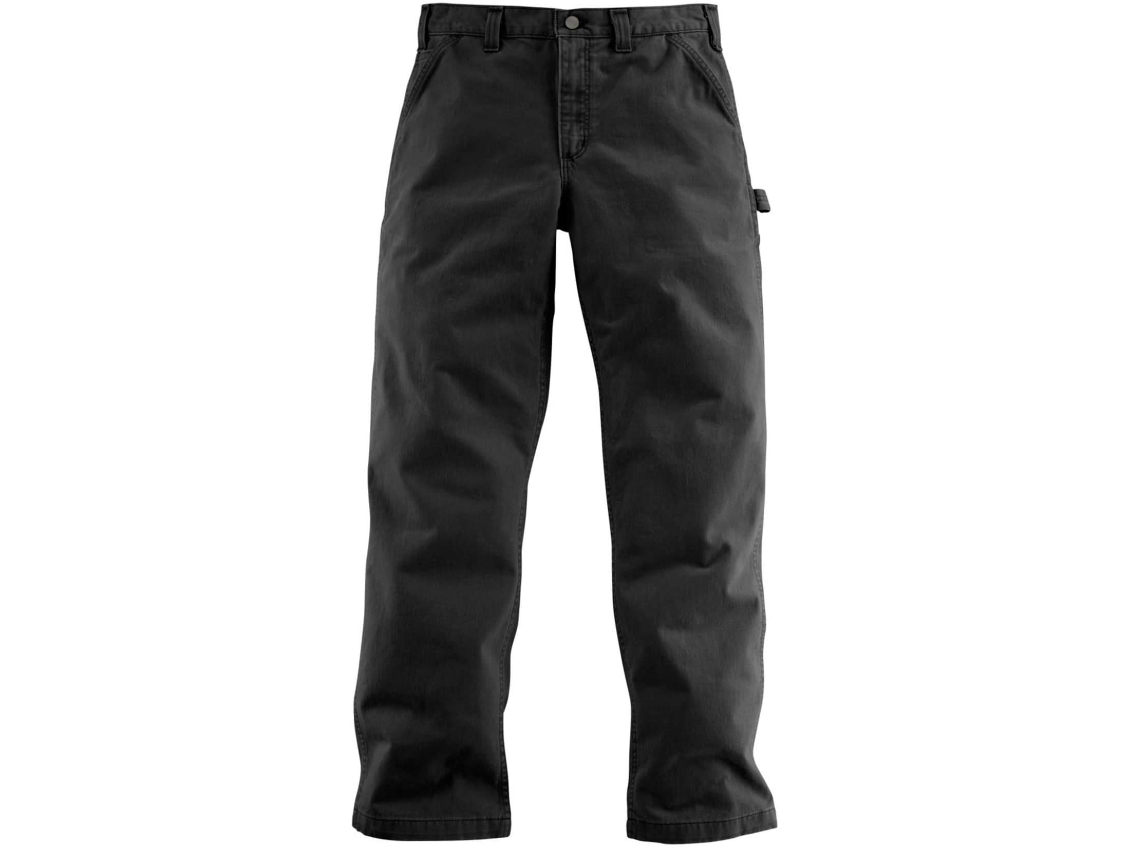 Carhartt Men's Relaxed Fit Twill Utility Work Pants Black 38 Waist 32