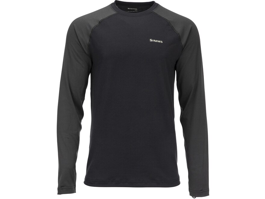 Simms Men's Lightweight Base Layer Shirt Woodland Camo 3XL