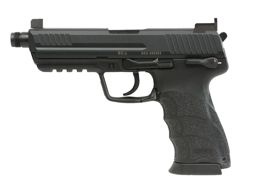 HK HK45T Tactical V1 45 ACP Pistol 5.2 Threaded Barrel 10+1 Round