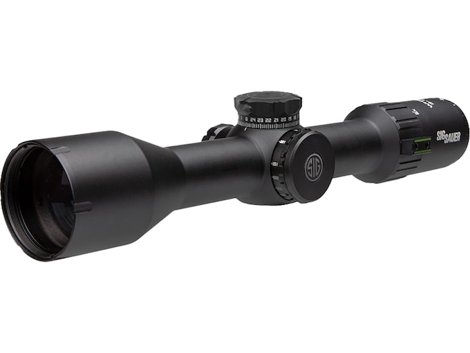 Sig Sauer Whiskey6 Rifle Scope 3-18x 44mm MOA Milling Hunter 2.0 Reticle Matte Black Exposed Elevation Turret