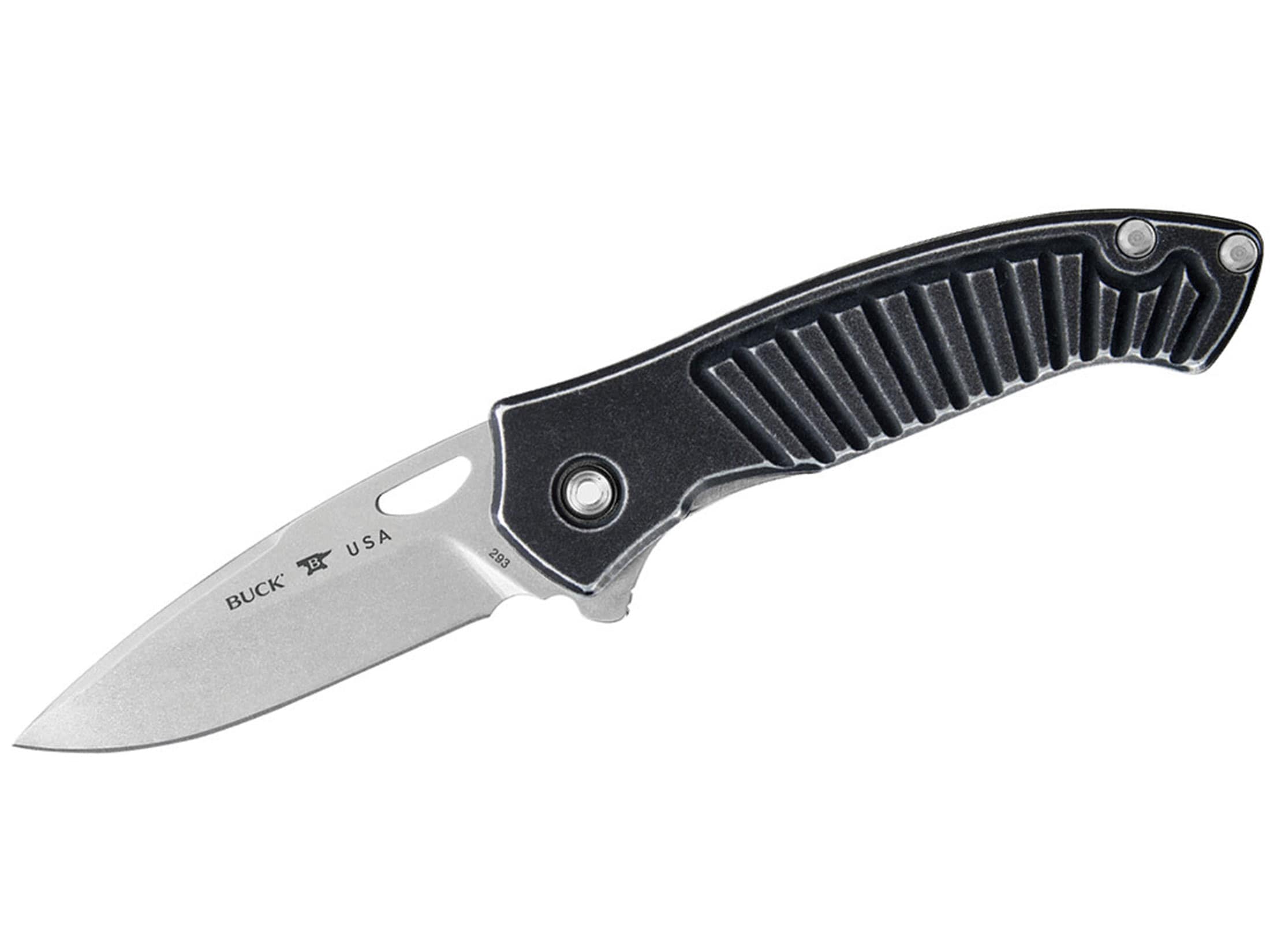 Buck 293 Inertia Assisted Opening Folding Knife 3.125 Drop Point 420HC