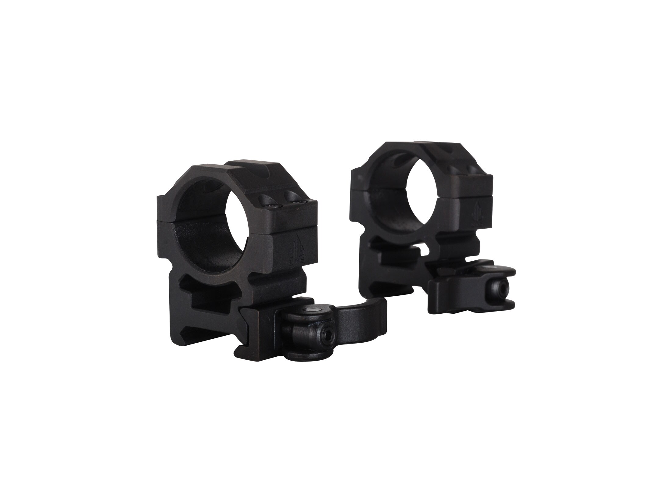 UTG 1/2 Inch Medium Profile Picatinny Rings - 22mm Wide With Twist Lock
