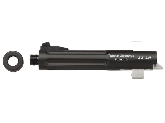 Tactical Solutions Trail-Lite Fluted Threaded Barrel for Browning Buck Mark 22LR 5.5" Matte Black