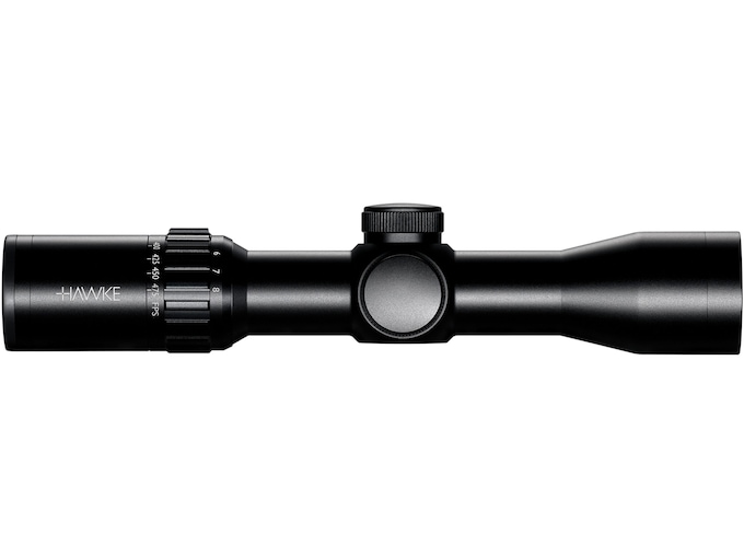 Hawke XB30 Pro Compact Crossbow Scope 30mm Tube 2-8x 36mm Illuminated XB30 SR Reticle Matte Black