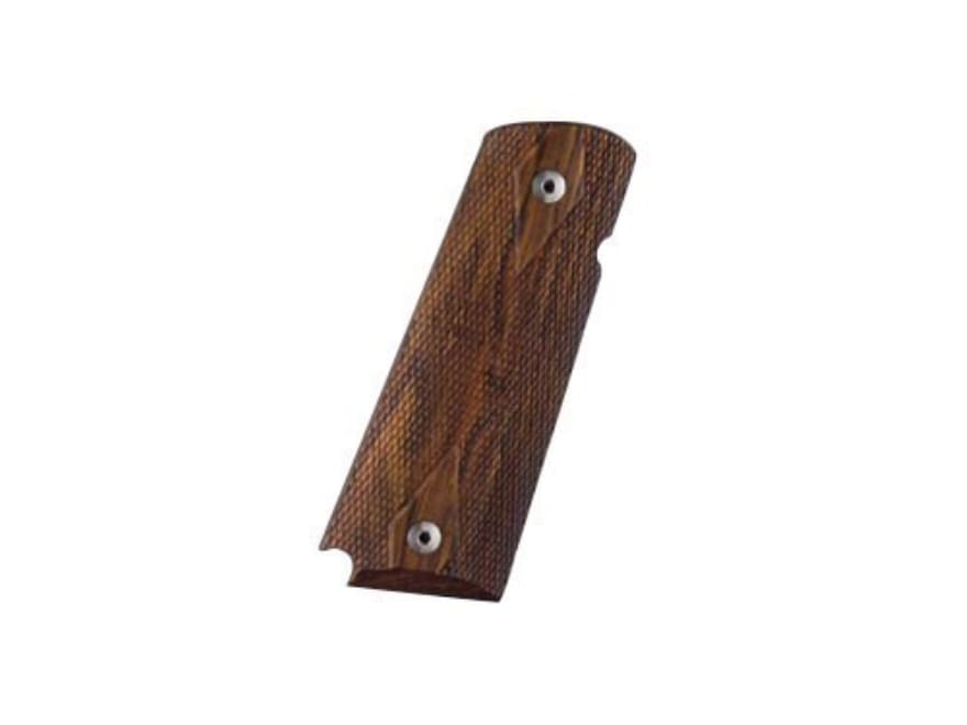 Hogue Grips 1911 Government Commander Checkered Cocobolo 4571