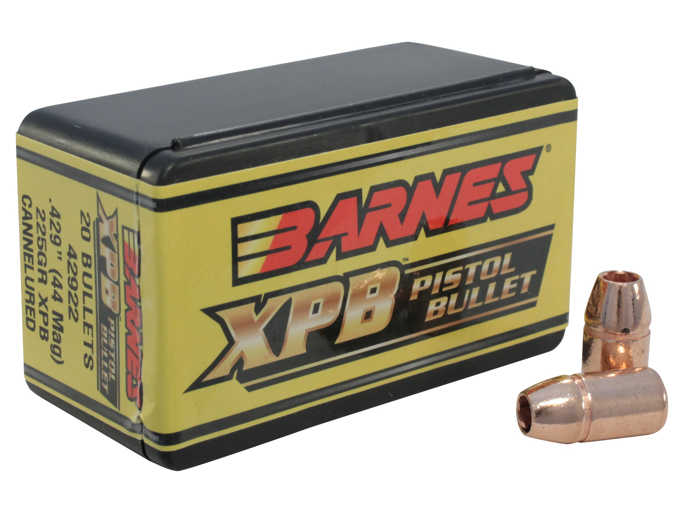 Barnes XPB Handgun Bullets 500 S&W (500 Diameter) 325 Grain Solid