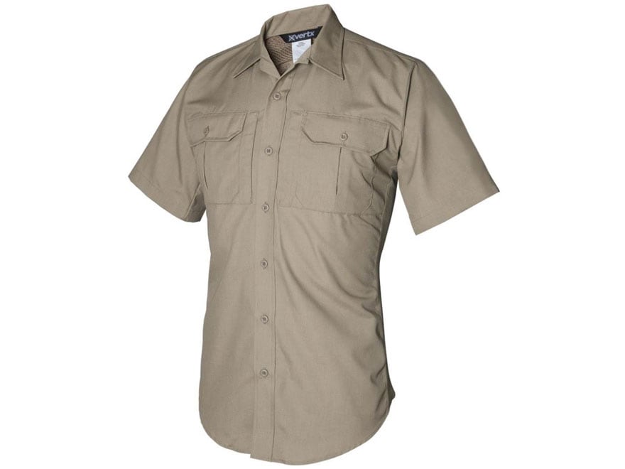 Vertx Men's Phantom LT Button-Up Shirt Short Sleeve Poly/Cotton