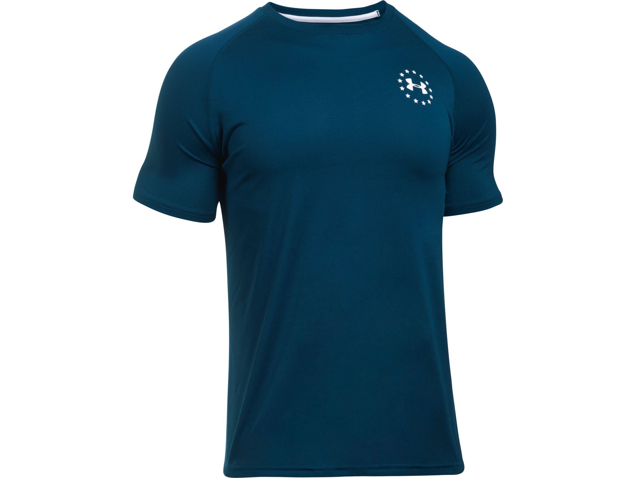 Under Armour Men's UA Freedom Tech T-Shirt Short Sleeve Polyester True