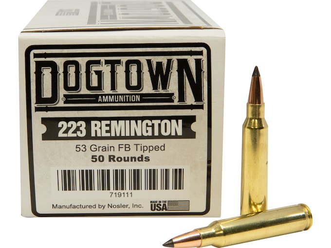 Dogtown 223 Remington Ammo 53 Grain Polymer Tip Box of 50
