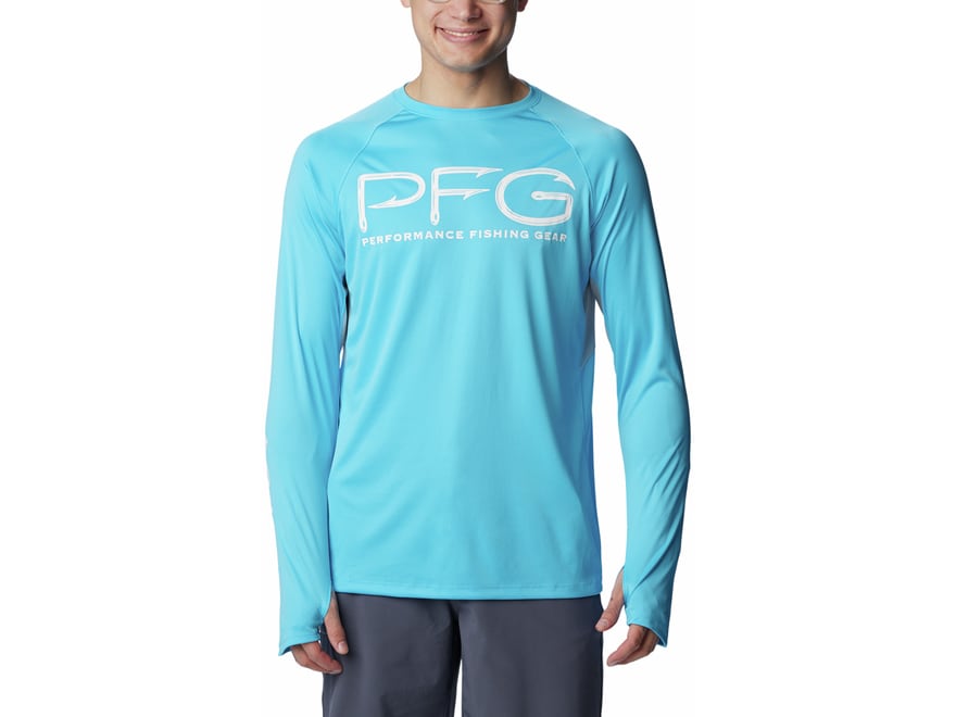 Columbia Men's PFG Terminal Tackle Vent Long Sleeve Shirt Riptide/Cool