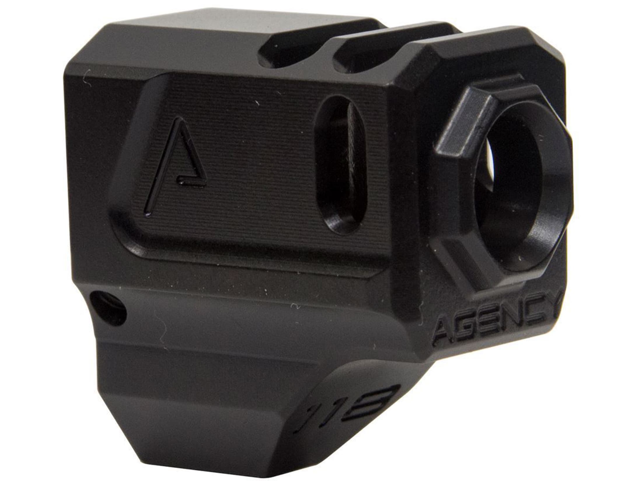 Agency Arms 118 Dual Port Compensator S W M P 1 0 9mm 1 2 28 Thread