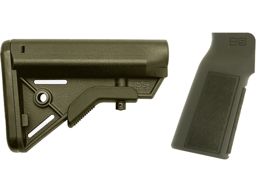 B5 Systems Bravo Collapsible AR-15 Stock with Type 22 Grip