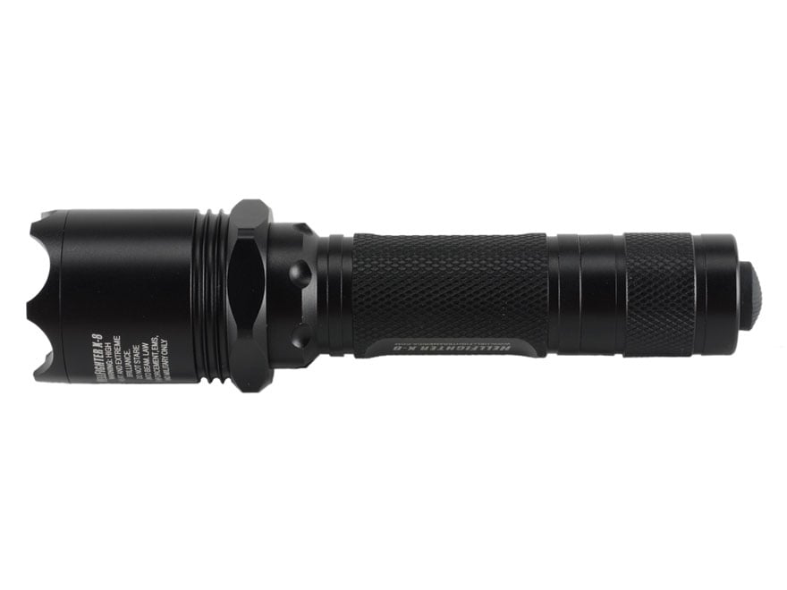 Dark Ops HellFighter X-8 Flashlight Xenon 2 CR123A Batteries Aluminum