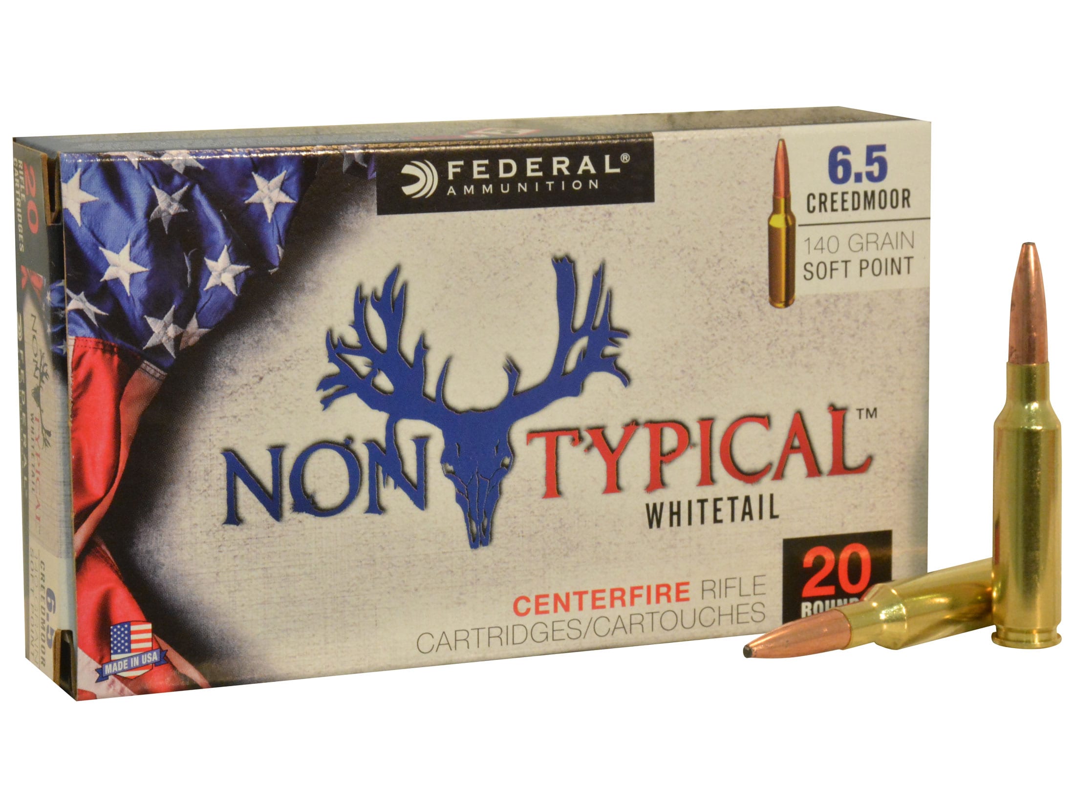 Federal Non-Typical 6.5 Creedmoor Ammo 140 Grain Federal Droptine